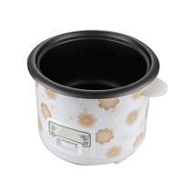 Cuiseur à Riz Grossiste Imprimé Floral Blanc 2L 400W 220V avec Fonction Maintien au Chaud et Vapeur