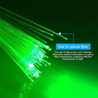 Kit de plafonnier RGB 16W Starlight pour voiture, éclairage ciel étoilé, lumières à fibres optiques scintillantes, lampe d'ambiance, contrôle musical, lumières de plafond