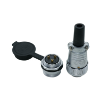 Connecteur PLS24 de type rond mâle-femelle, prise de câble aviation, connecteur circulaire, vente directe d'usine