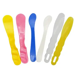 Coltello a spatola dentale in plastica colorata monouso in plastica piccola