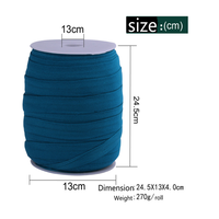 Vente en gros usine : Bande élastique biaisée de 20 mm pour vêtements, en nylon, avec réduction tarifaire de 90 jours