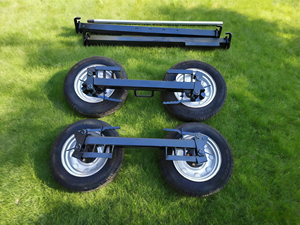 Nuevo Carro de Transporte de Vehículos Tipo Palanca con Ruedas Fijas para Elevación de Coches y Remolques, Ruedas Auxiliares - Product Image 5