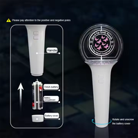 Concert Kpop Marchandise Concert idole officiel nouveau jean Bâton lumineux Kpop Fans Concert Acclamations Main Bâton lumineux