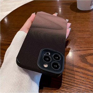 Funda de Teléfono Móvil de Cuero Artificial TPU con Estampado de Ondas de Arena en Degradado Negro y Rosa para <span class=keywords><strong>iPhone</strong></span> X, Xr, <span class=keywords><strong>11</strong></span>, 12, 13, 14, 15, 16, 17, 18 Pro Max - Product Image 4