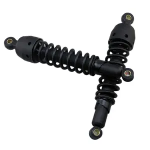 Universal preto fosco retrô 360mm 13" amortecedores traseiros suspensão traseira para motocicleta scooter CB GN GS Clubman Bobber