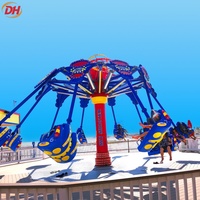 Attraction commerciale de divertissement : Sky Shooter Airborne Shot, manège à jet spirale compact pour sites commerciaux à espace limité