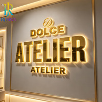 Letrero Comercial LED Personalizado de Alta Calidad, Iluminado, Resistente al Agua para Exteriores, Letras de Canal Acrílicas 3D, Letrero Publicitario con Logotipo para Tienda