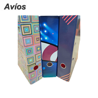 Carpeta Archivadora de Palanca con 2 Anillas y Papel Impreso a Color para Oficina y Estudiantes, Venta al por Mayor