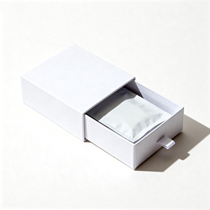 Luxury Eco-Friendly Pull Drawer <b>Box</b> High-End Jewelry Presentation Custom Rigid <b>Gift</b> <b>Box</b> Recycled Materials Bracelets Earrings - Product Image 1