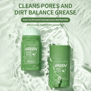 SEOMOU Film de Boue au Thé Vert Nettoyant Facial Réparateur <span class=keywords><strong>Masque</strong></span> Anti-Points Noirs - Product Image 1
