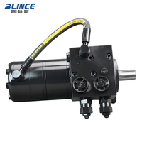 Moteur hydraulique interne de freinage Bmr Bm2 Dan Foss eaton Petit moteur orbital hydraulique avec frein pour machine de moulage par injection