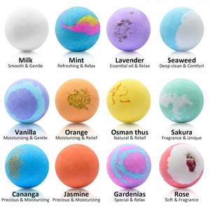 Bombas <span class=keywords><strong>de</strong></span> <span class=keywords><strong>Baño</strong></span> Efervescentes con Ácido Cítrico para Limpieza e Hidratación, Uso en Spa, Modelo Serigrafiado Bbcfiz005 - Product Image 4