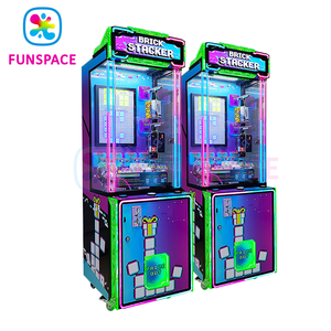 Fun space Mini <span class=keywords><strong>Brick</strong></span> Stacker Beste Fähigkeit Spiel maschine Unterhaltung Glück Preis Maschine für Game Center - Product Image 4