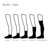 Concevez votre propre logo Automne Hiver Casual Funny Men Cotton Pattern Socks