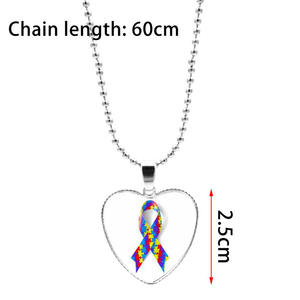 Bracciale con perline di ametista e cristalli dei 7 chakra, placcato argento e oro, per la consapevolezza sull'autismo, regalo per la festa della mamma con nastro. - Product Image 4