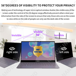 Nanoblind 14 inch Màn hình rộng máy tính xách tay lọc 16:9 khía cạnh tỷ lệ có thể tháo rời sự riêng tư Màn hình HP Dell Acer ASUS Tương thích hầu hết các điện thoại - Product Image 3