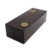 Boîte à bougies rigide en carton aseptique portable, personnalisable haut de gamme, imperméable, avec matériaux recyclés, impression UV, emballage cadeau