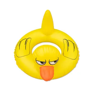 Fabrik Direkt verkauf Tier Little Yellow Duck Baby Aufblasbare Schwimm ringe Für Kinder und Jugendliche