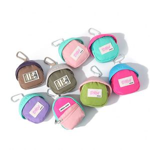 Mobile Phone <b>Backpack</b> Mini Pendant New Outdoor Portable Storage Bag Earphone Coin <b>Purse</b> Key Case Candy Color Creative Zipper - Product Image 1