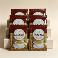 Thé Masala Chai aromatique aux épices mélangées pour usage domestique et en restaurant, en sachet jetable