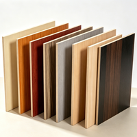 Prix d'usine 5mm 8mm 9mm 12mm 15mm 18mm Panneau MDF mat ou brillant 4x8 Panneau MDF face à la mélamine blanche