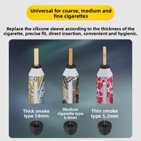 Étui à cigarettes portable en plastique écologique, design épuré, disponible en tailles mince/moyenne/épaisse ; Cendrier de voiture anti-cendres