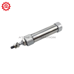 Cilindro neumático en miniatura de la serie SMC CJ2 con diseño de cuerpo redondo de aleación de aluminio para manejo de piezas pequeñas de Servicio Ligero - Product Image 1