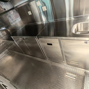 Rimorchio Mobile da Cucina Commerciale Personalizzato in Acciaio Inossidabile Resistente con 4 Ruote, Attrezzatura da Cucina Trainabile per <span class=keywords><strong>Catering</strong></span> - Product Image 5