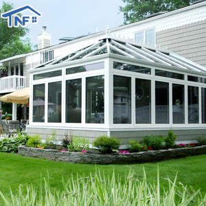 غرفة شمسية من الألومنيوم بسعر المصنع، بيت زجاجي للحديقة - Product Image 2