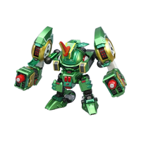 Ensemble de blocs de construction de robot transformable, modèle de mecha de guerrier destructeur, briques en PVC, figurine miniature de collection, cadeau mythique pour enfants