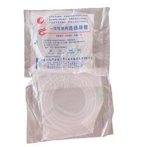 Tube de connexion jetable Jiangsu Changfeng 1000 ml transparent à usage médical avec connecteur pour dispositifs d'aspiration - Product Image 1