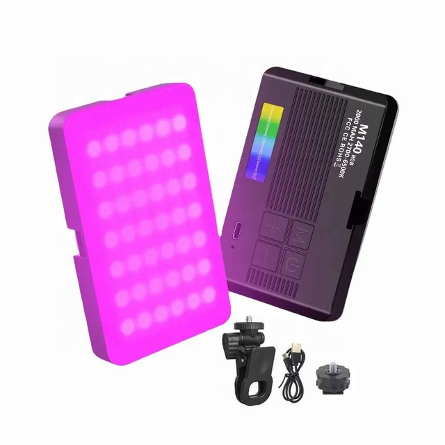 Photography Video Camera RGB Lighting Mini Bi-Color LED Panel Light for Selfie Tiktok Makeup Conference Gaming