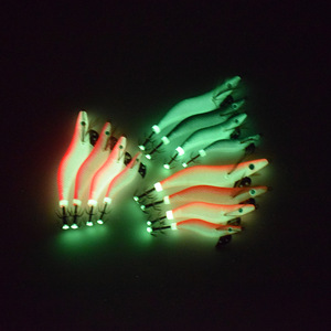Señuelo Luminoso EGI con Anzuelo de Doble Capa que Brilla en la Oscuridad para Pesca de Calamar y <span class=keywords><strong>Pulpo</strong></span> en Agua Salada, Venta al por Mayor - Product Image 3