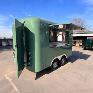 Remolque de Comida Personalizado de Acero Inoxidable y Aluminio de Alta Calidad, Remolque Móvil para Dulces de 13 pies - Product Image 4