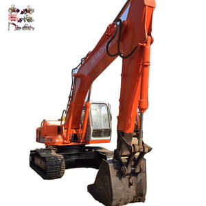 Excavatrice Hitachi ZX200 pour la construction et la démolition, excavatrice sur chenilles à bras long de 20 tonnes ZX200-5G avec brise-roche hydraulique - Product Image 1