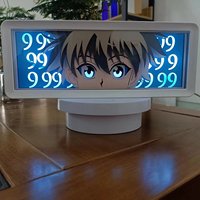 159 Modelos de Póster de Caja de Luz de Anime, Lámpara 3D de Papel Tallado de Dibujos Animados a Batería, Luces Nocturnas LED RGB Coloridas para Dormitorio