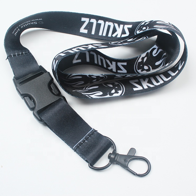 Bulk Custom Double Sided Brand Logo Sublimation Lanyards Ribbon for ID Card Holder
