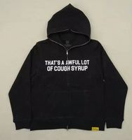 Vêtements pour hommes : Sweat à capuche Cough Syrup Diamond pour homme, qualité supérieure, 100% coton, avec strass, style streetwear épais