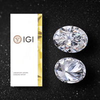 4CT Diamant Oval Kesim IGI Sertifikalı Yüksek Kalite Toptan Starsgem DEF VVS2 VS1 Oval Laboratuvarda Yetiştirilmiş Elmas