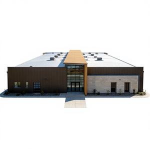 Structure en acier préfabriquée robuste en forme de H, résistante au vent, pour bâtiments multisports et événements, durée de vie de 50 ans, certifiée ISO9001 - Product Image 1