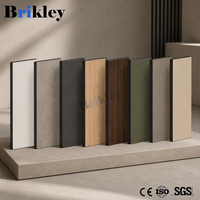 Plans de travail, dessus de table, tables à manger, bureaux de conférence, bureaux de bureau, cuisines, extérieurs en panneaux HPL antibactériens et ignifuges Brikley