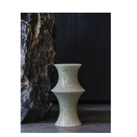 Cetina Vert Onyx Naturel Bougeoir Vase Bentch Top Cuisine Top Meubles Table en marbre personnalisée