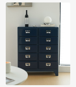 Grande commode de rangement verticale moderne de luxe en <span class=keywords><strong>plastique</strong></span> avec 2 <span class=keywords><strong>tiroirs</strong></span>, salon, style chinois, montage mural - Product Image 1