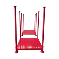 Étagère de stockage empilable pour intubations |   Chariot de stockage de marchandises à 3-4 niveaux |   Structure industrielle robuste
