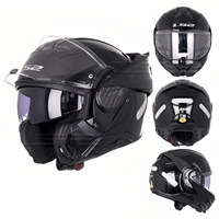 Casque de moto modulaire LS2 FF910 ADVANT2 à double visière anti-buée, design inversé à 180 degrés, état neuf