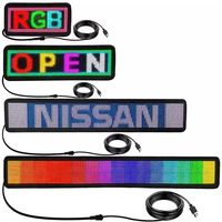 Señal LED programable Tienda en línea P4 Panel RGB interior flexible Pantalla Led suave Tienda de automóviles Tablero de publicidad electrónica
