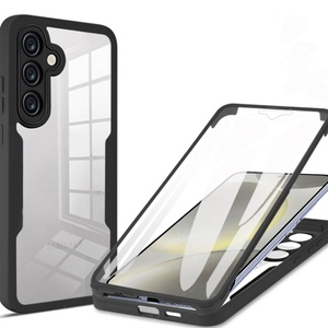 Funda Protectora de 360 Grados para Samsung Galaxy A56 A26 A36 A16, Transparente, TPU+Acrílico+PET, Protector de Pantalla Frontal - Product Image 1