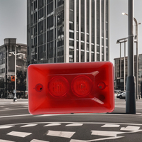 Sirène stroboscopique miniature 12V, alarme filaire à lumière rouge 108dB pour la sécurité domestique