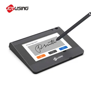 لوحة توقيع إلكتروني مقدمة طراز رقم SP550 من شركة جوي يوزينج مع قلم لكتابة وإضفاء التوقيع على المنتج بسعر مخفض مع إمكانية التحقق من صحة الهوية لأغراض متعددة