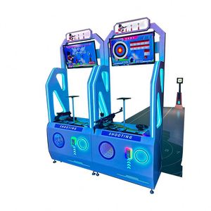 Máquina recreativa de disparos de doble jugador con sensor real, a gran escala, operada con monedas, para centro de entretenimiento, con iluminación y sonido geniales. - Product Image 4